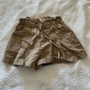 Showpo Light Brown Elastic Shorts